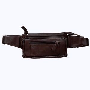 Mens Leather Waist Bag